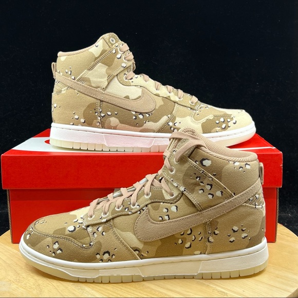 Nike Shoes - Nike Dunk High Desert Camo - Size Women's 9.5/Men's 8 - DX2314-200